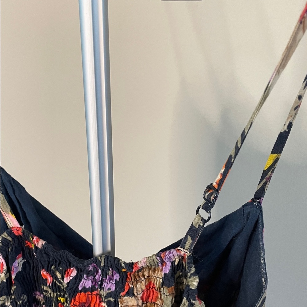 Band of Gypsies Spaghetti Strap Floral Dress with Waist detail - Picture 9 of 9